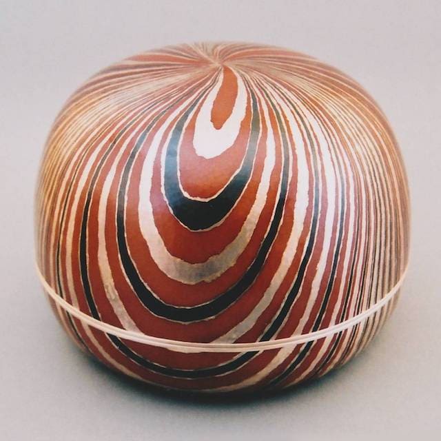 家出隆浩 打込象嵌文「環-Ⅱ 1987」